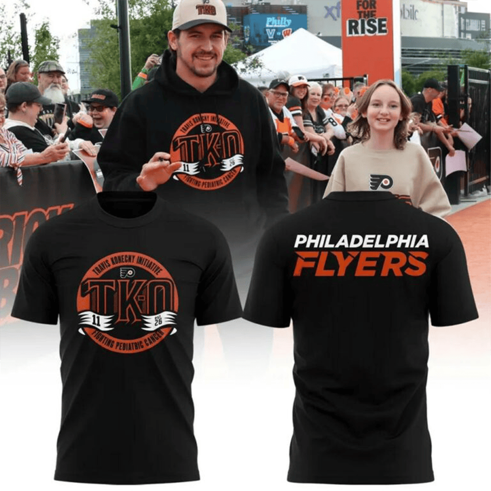 Philadelphia Flyers Merch TK-O Cancer 2026 T-Shirt Best Gift For Hockey Fans 1 - Unicasport Philadelphia Flyers Merch TK-O Cancer 2026 T-Shirt Best Gift For Hockey Fans