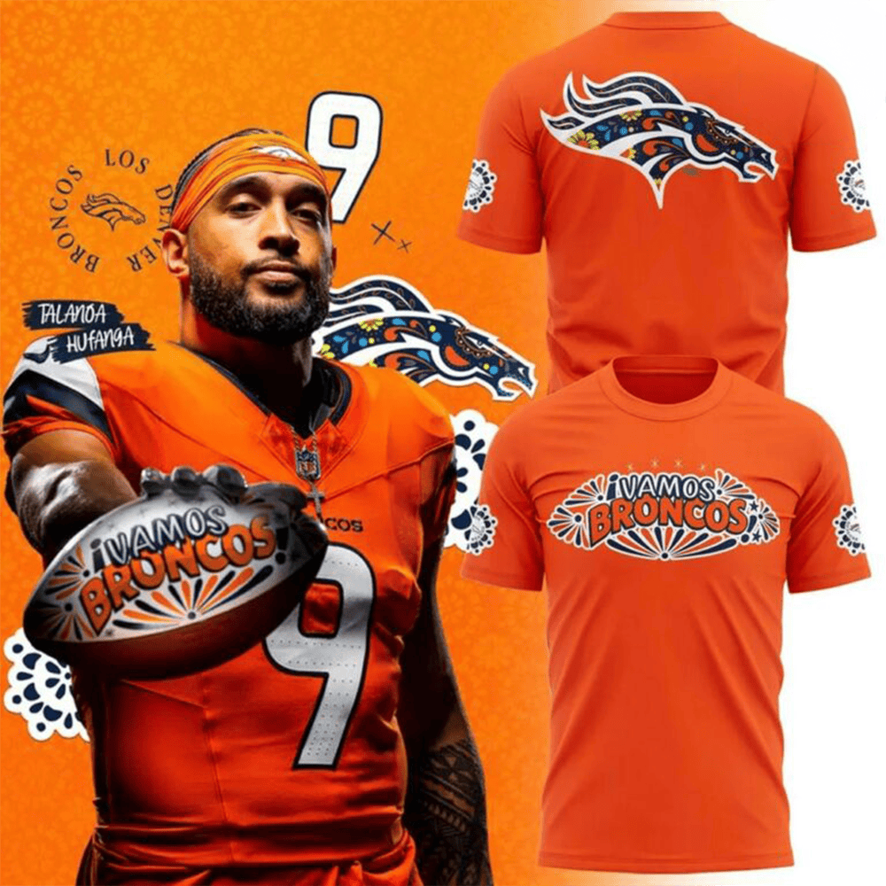 Denver Broncos Merch Hispanic Heritage Month 2026 T-Shirt Best Sport Fans Gift 1 - Unicasport Denver Broncos Merch Hispanic Heritage Month 2026 T-Shirt Best Sport Fans Gift