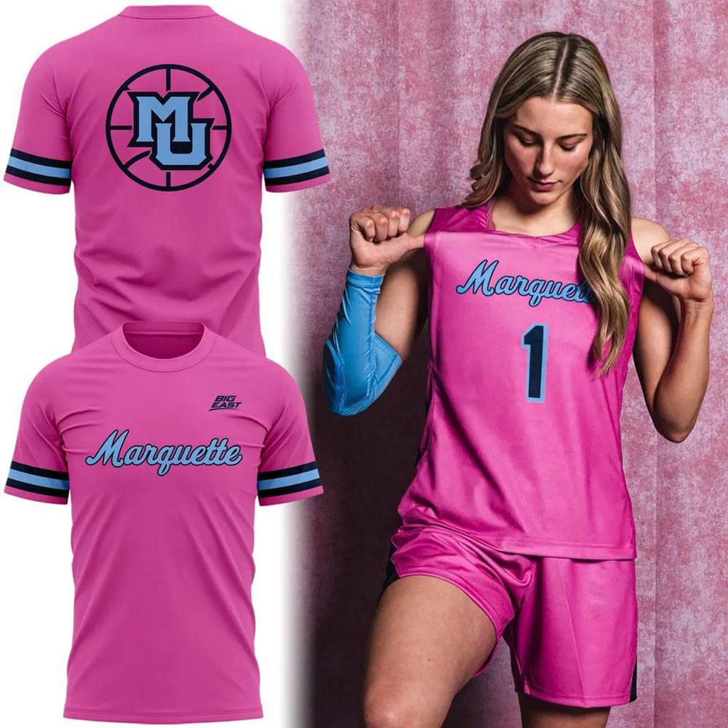Marquette Golden Eagles Pink For A Purpose T-Shirt Marquette Golden Eagles Merch Gift For Fans 1 - Unicasport Marquette Golden Eagles Pink For A Purpose T-Shirt Marquette Golden Eagles Merch Gift For Fans