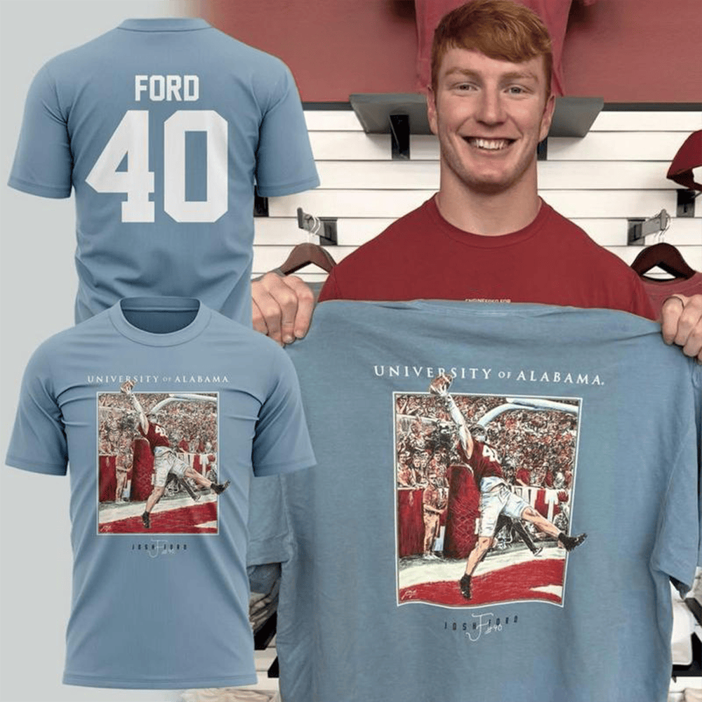 Alabama Crimson Tide Josh Ford Merch University Of Alabama 2026 T-Shirt Fans Gifts 1 - Unicasport Alabama Crimson Tide Josh Ford Merch University Of Alabama 2026 T-Shirt Fans Gifts