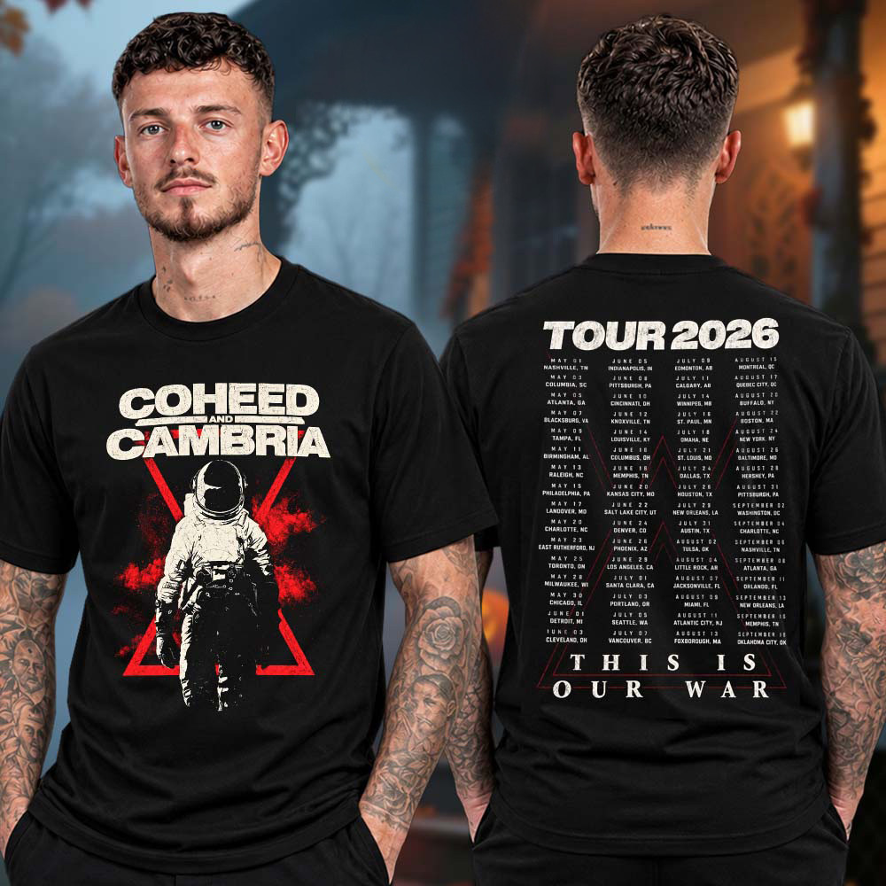 Coheed And Cambria Merch This Is Our War Tour Shirt Rock Concert Attire Gifts For Rock Lovers 1 - Unicasport Coheed And Cambria Merch This Is Our War Tour Shirt Rock Concert Attire Gifts For Rock Lovers