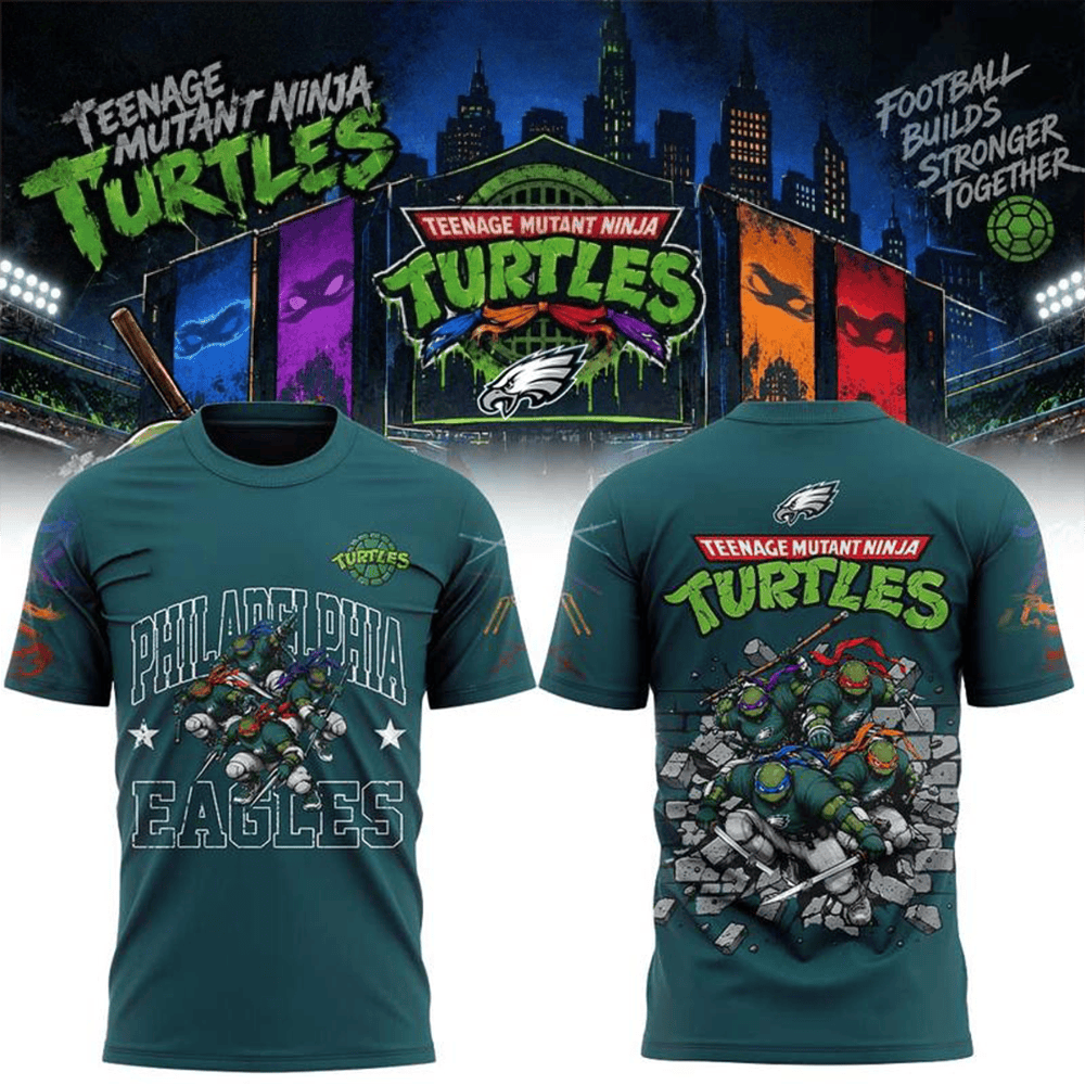 Philadelphia Eagles Merch x Teenage Mutant Ninja Turtles 2026 T-Shirt Gift For Him 1 - Unicasport Philadelphia Eagles Merch x Teenage Mutant Ninja Turtles 2026 T-Shirt Gift For Him