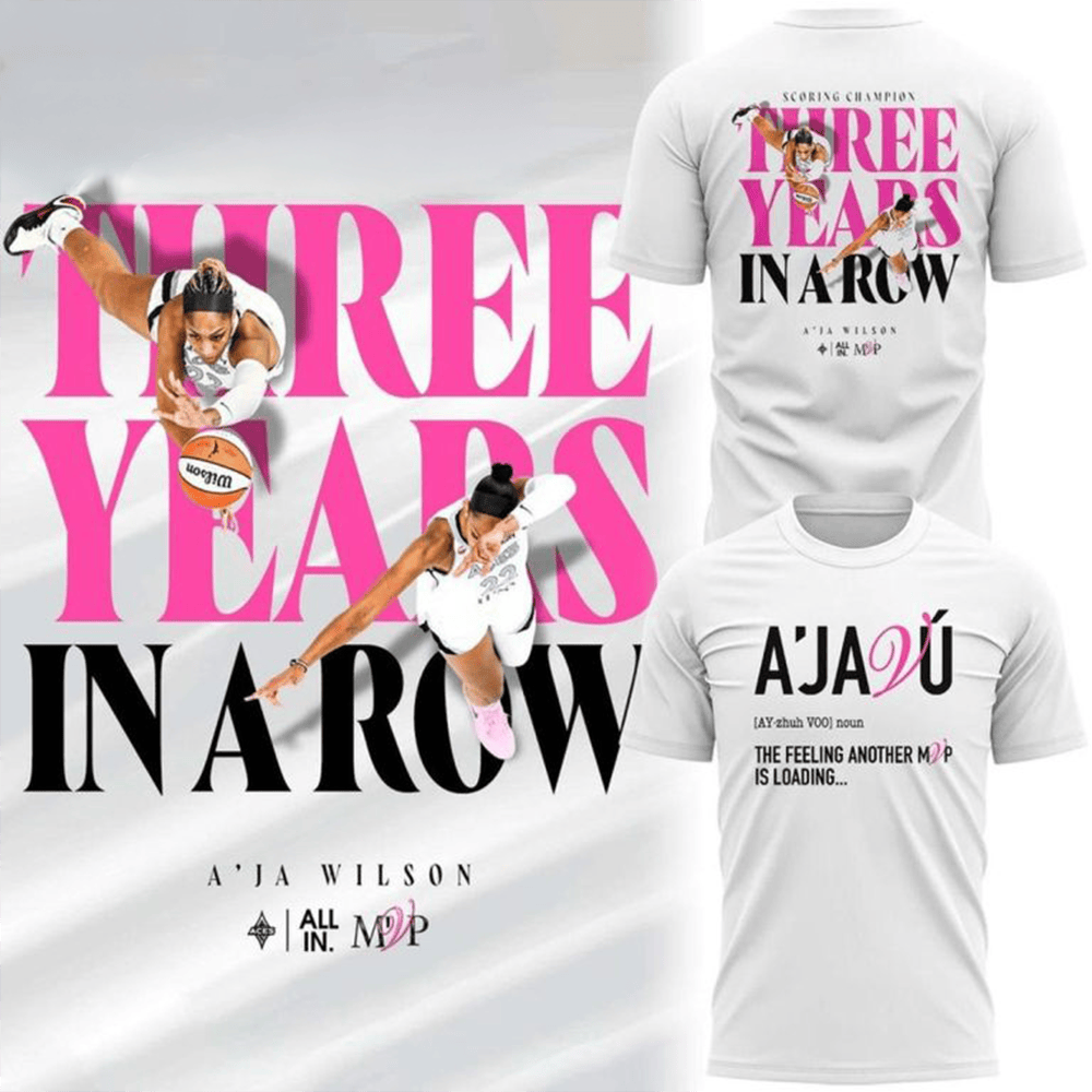 Las Vegas Aces Merch 2026 Three Years In A Row T-Shirt Gift For Fans 1 - Unicasport Las Vegas Aces Merch 2026 Three Years In A Row T-Shirt Gift For Fans