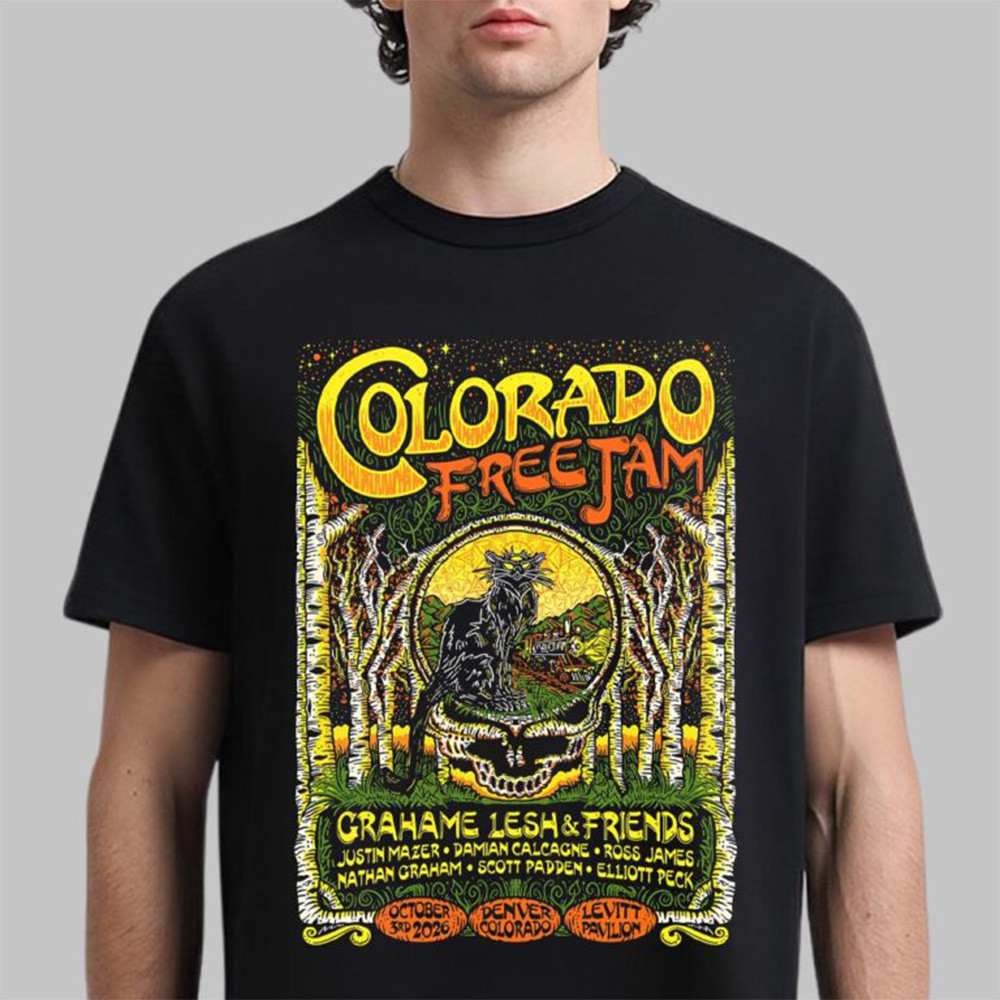 Colorado Free Jam X Grahame Lesh And Friends Event Shirt Concert Apparel Gifts Ideas 1 - Unicasport Colorado Free Jam X Grahame Lesh And Friends Event Shirt Concert Apparel Gifts Ideas