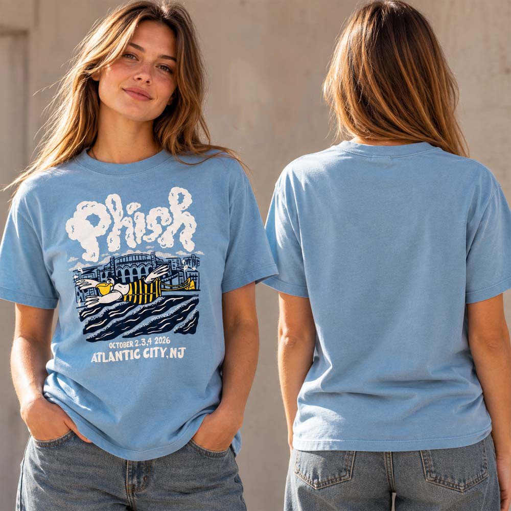 Phish Merch Atlantic City NJ Tour Shirt Rock Concert Outfits Gifts For Phish Fans 1 - Unicasport Phish Merch Atlantic City NJ Tour Shirt Rock Concert Outfits Gifts For Phish Fans