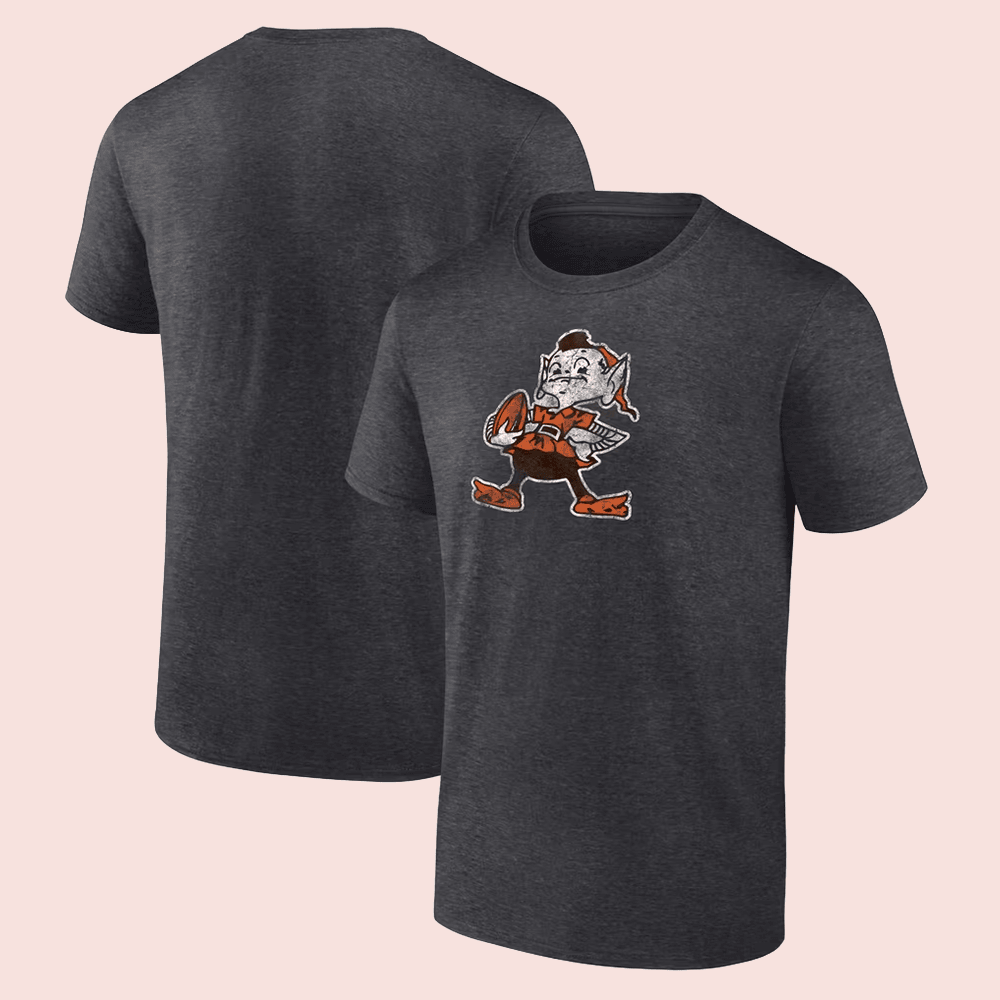 Cleveland Browns Merch Cleveland Browns Brownie The Elf Throwback Logo T-shirt Fans Gear 1 - Unicasport Cleveland Browns Merch Cleveland Browns Brownie The Elf Throwback Logo T-shirt Fans Gear