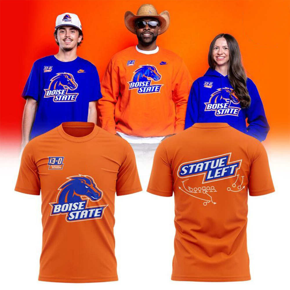 Boise State Broncos Football Merch Perfect Season 2026 Graphic T-Shirt Men`s Gift 1 - Unicasport Boise State Broncos Football Merch Perfect Season 2026 Graphic T-Shirt Men`s Gift