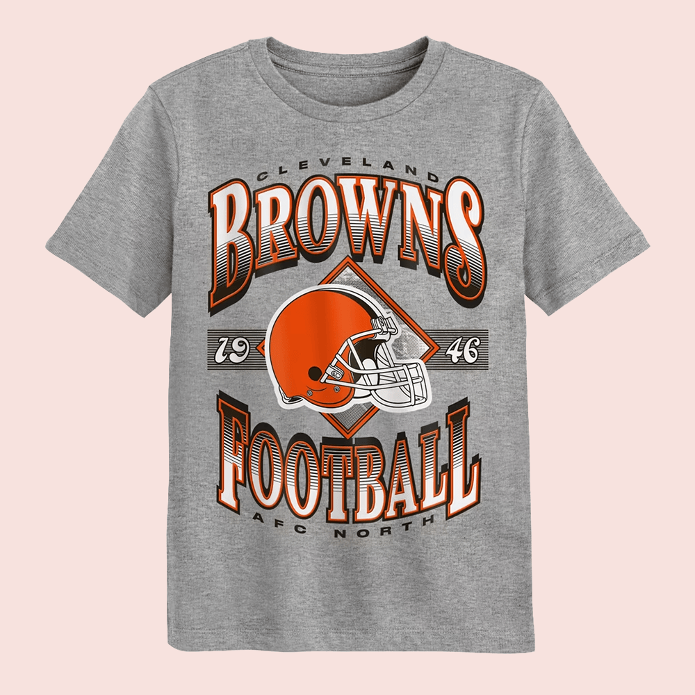 Cleveland Browns Merch Preschool Outerstuff Dark Heather Gray Cleveland Browns Of Days Past T-Shirt Tee Gift 1 - Unicasport Cleveland Browns Merch Preschool Outerstuff Dark Heather Gray Cleveland Browns Of Days Past T-Shirt Tee Gift