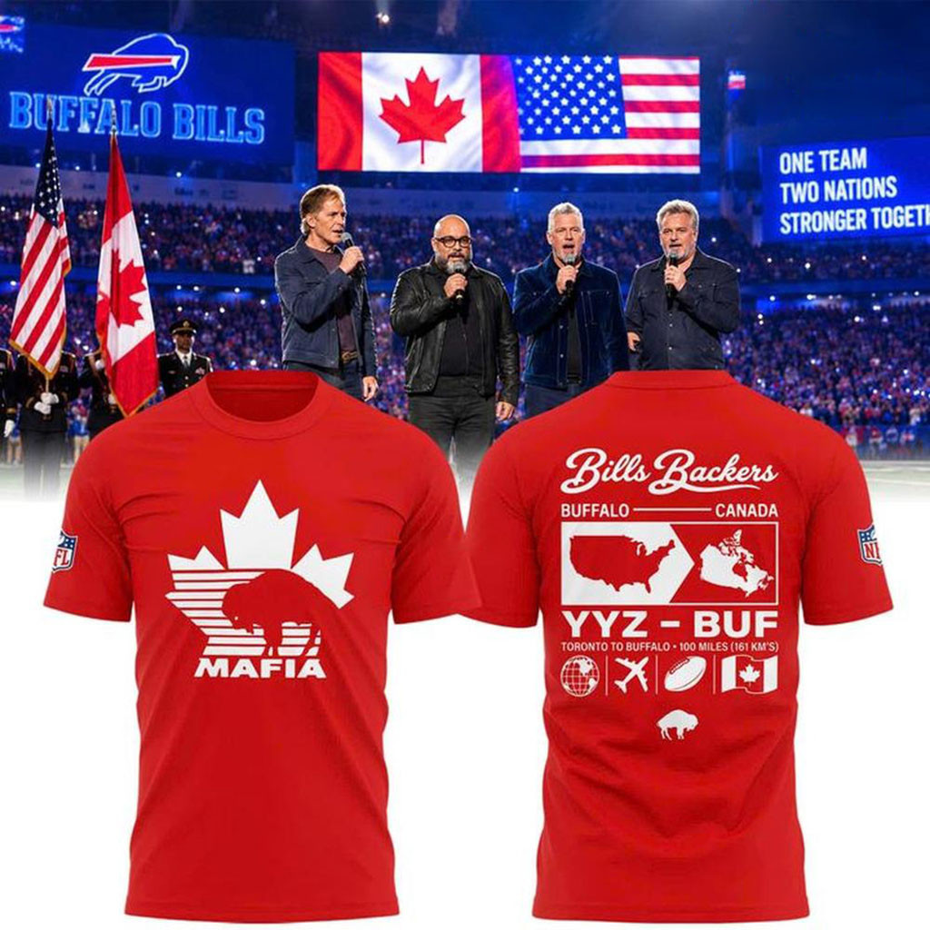 Buffalo Bills Canada Bills Backers T-Shirt Buffalo Bills Merch Good Gifts For Football Fans 1 - Unicasport Buffalo Bills Canada Bills Backers T-Shirt Buffalo Bills Merch Good Gifts For Football Fans