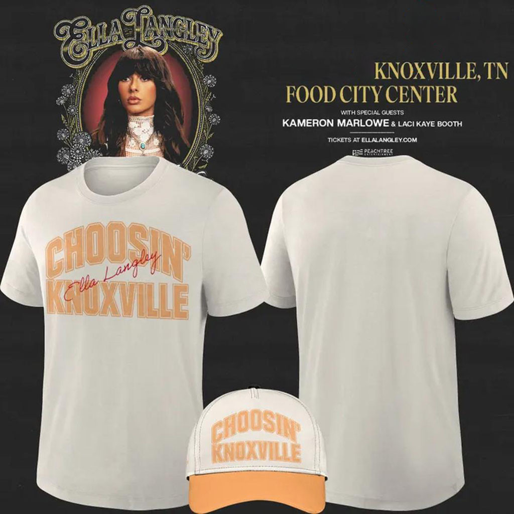 Tennessee X Ella Langley Merch The Dandelion Tour 2026 T-Shirt Choosin Knoxville Shirt Fan Gift 1 - Unicasport Tennessee X Ella Langley Merch The Dandelion Tour 2026 T-Shirt Choosin Knoxville Shirt Fan Gift