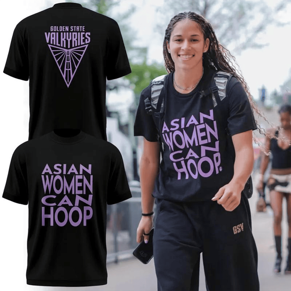 Golden State Valkyries Merch ASIAN WOMEN CAN HOOP T-Shirt Best Gift For Fans 1 - Unicasport Golden State Valkyries Merch ASIAN WOMEN CAN HOOP T-Shirt Best Gift For Fans