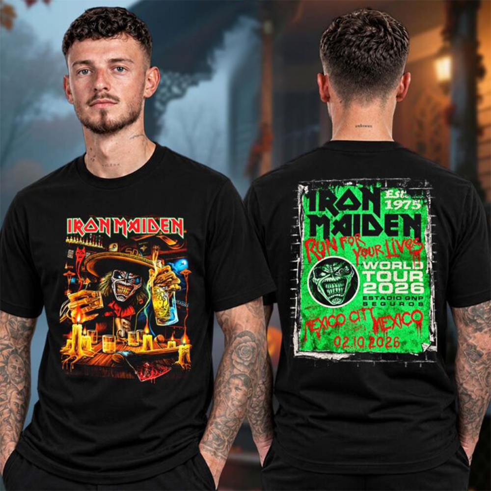 Iron Maiden Merch Mexico City MX Event At Estadio GNP Seguros In Mexico City MX 2026 T-Shirt Gift For Fans 1 - Unicasport Iron Maiden Merch Mexico City MX Event At Estadio GNP Seguros In Mexico City MX 2026 T-Shirt Gift For Fans