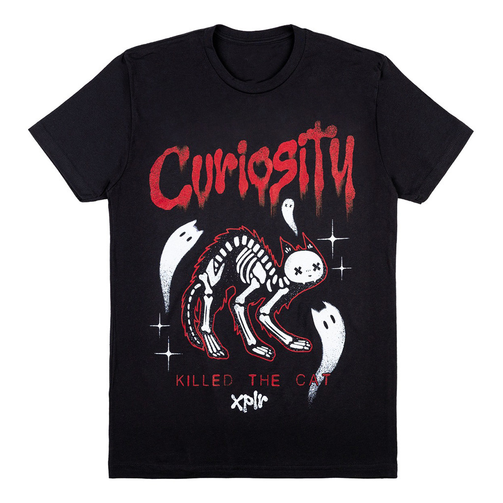 XPLR Merch Sam And Colby 2026 Curiosity Cat T-Shirt Gift For Sam And Colby Fans 1 - Unicasport XPLR Merch Sam And Colby 2026 Curiosity Cat T-Shirt Gift For Sam And Colby Fans
