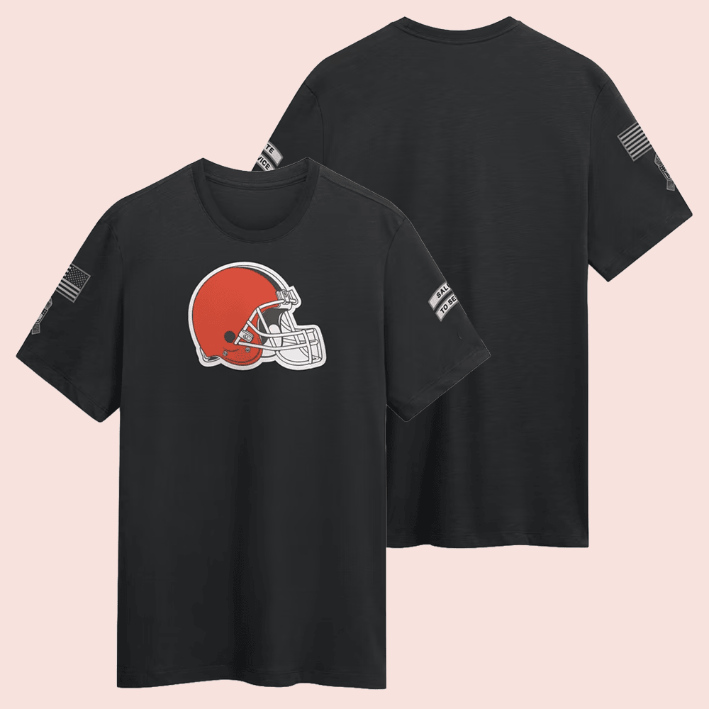 Cleveland Browns Merch Cleveland Browns 2026 Salute to Service Slub T-Shirt Gift For Him 1 - Unicasport Cleveland Browns Merch Cleveland Browns 2026 Salute to Service Slub T-Shirt Gift For Him