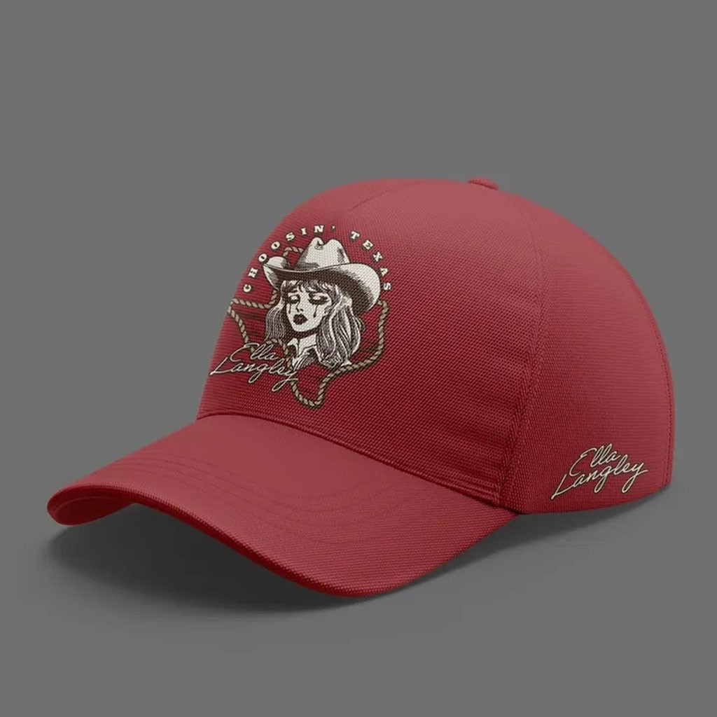 Ella Langley Choosin Texas Hat The Dandelion Tour 2026 Cap Ella Langley Merch Music Fan Gifts 1 - Unicasport Ella Langley Choosin Texas Hat The Dandelion Tour 2026 Cap Ella Langley Merch Music Fan Gifts