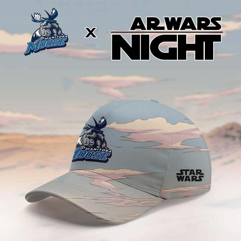 Manitoba Moose Merch 2026 Star Wars Night Baseball Cap Hockey Fans Gear 1 - Unicasport Manitoba Moose Merch 2026 Star Wars Night Baseball Cap Hockey Fans Gear