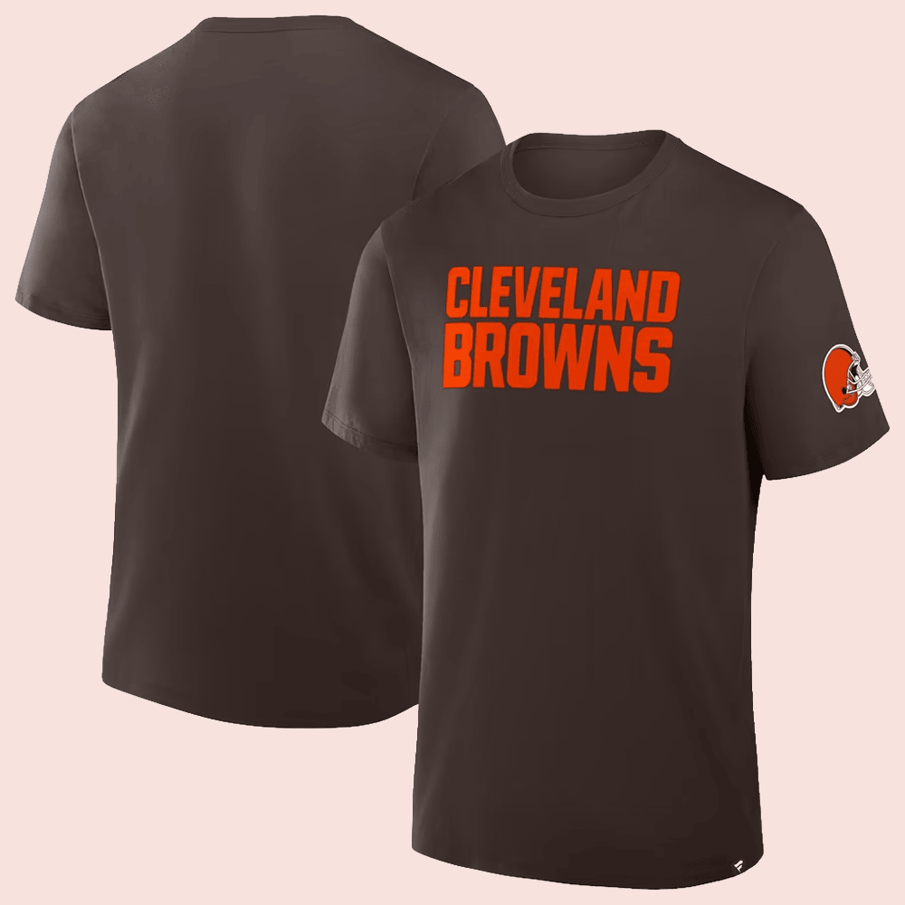 Cleveland Browns Merch Fanatics Cleveland Browns Option Route Legacy T-Shirt Men's Gift 1 - Unicasport Cleveland Browns Merch Fanatics Cleveland Browns Option Route Legacy T-Shirt Men's Gift