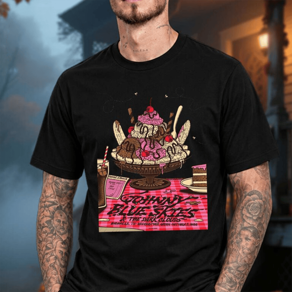 Johnny Blue Skies Merch Nashville TN Event Poster At Bridgestone Arena In Nashville TN 2026 T-Shirt Tee Gift 1 - Unicasport Johnny Blue Skies Merch Nashville TN Event Poster At Bridgestone Arena In Nashville TN 2026 T-Shirt Tee Gift