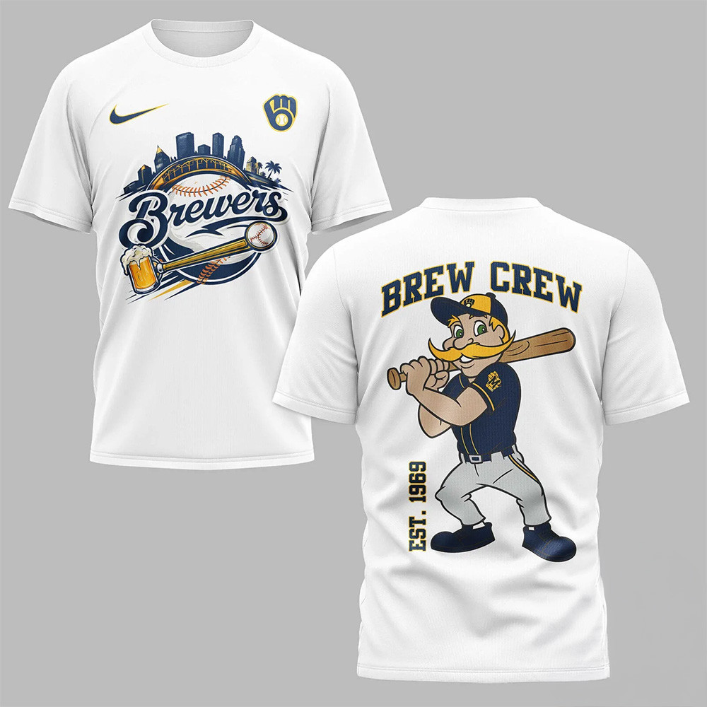 Milwaukee Brewers Merch Baseball Brew Crew Mascot Shirt Brewers Game Day Clothing Gifts Ideas 1 - Unicasport Milwaukee Brewers Merch Baseball Brew Crew Mascot Shirt Brewers Game Day Clothing Gifts Ideas