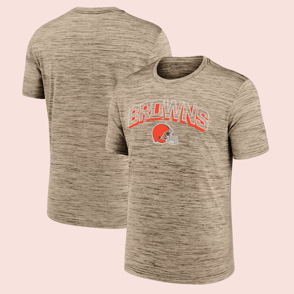 Cleveland Browns Merch Cleveland Browns Primetime Velocity Dri-FIT T-Shirt Men's Gift 1 - Unicasport Cleveland Browns Merch Cleveland Browns Primetime Velocity Dri-FIT T-Shirt Men's Gift