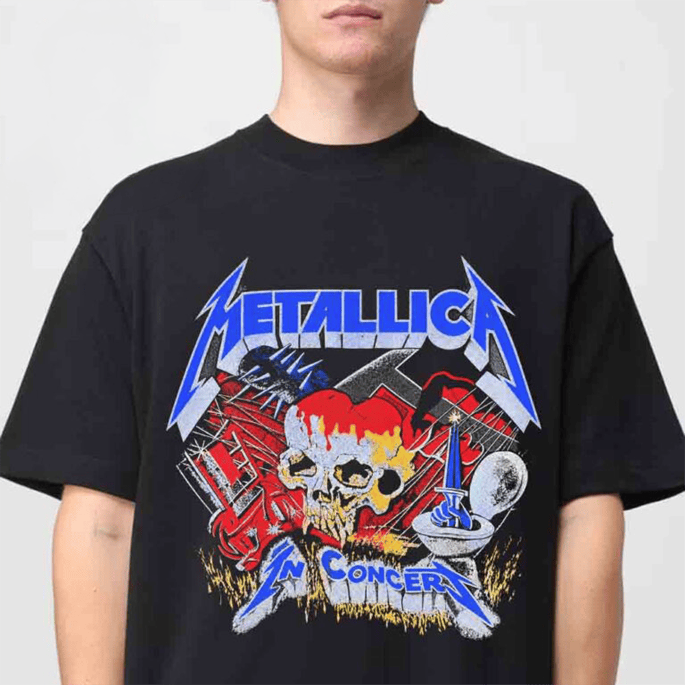 Metallica Merch In Concert Vintage Boot Leg Sphere Las Vegas 2026 2027 Tour T-Shirt Concert Lovers Gift 1 - Unicasport Metallica Merch In Concert Vintage Boot Leg Sphere Las Vegas 2026 2027 Tour T-Shirt Concert Lovers Gift