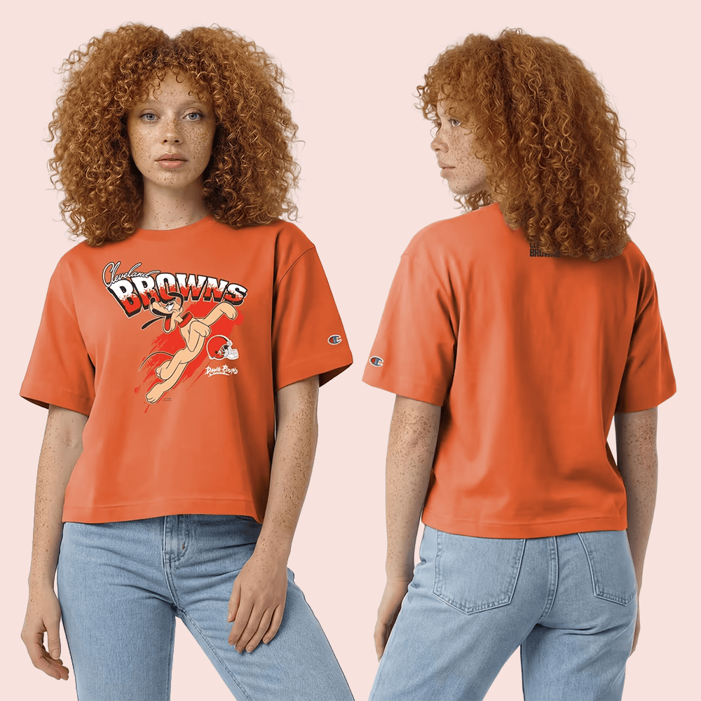 Cleveland Browns Merch Disney x Champion Cleveland Browns Pluto All-Star T-Shirt Best Gift Ideas 1 - Unicasport Cleveland Browns Merch Disney x Champion Cleveland Browns Pluto All-Star T-Shirt Best Gift Ideas