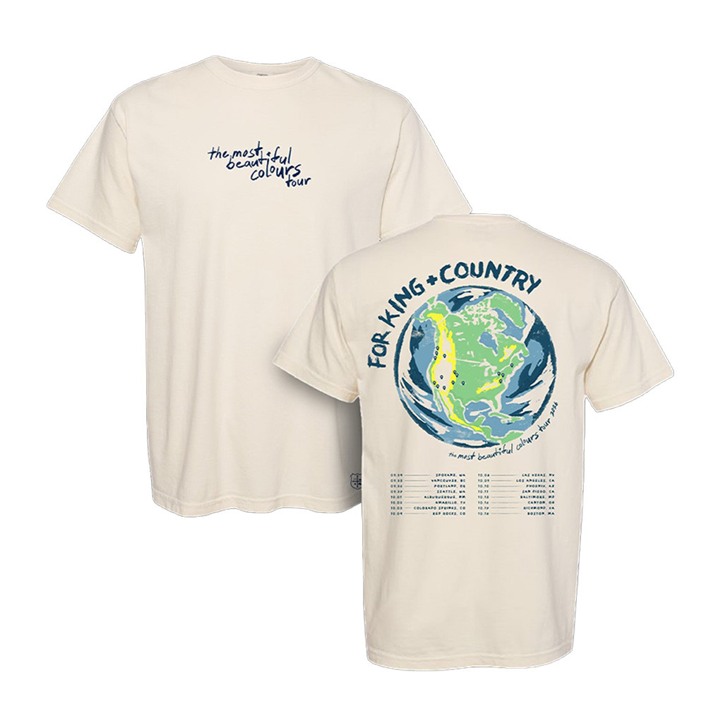 For King And Country Merch The Most Beautiful Colours Tour 2026 T-Shirt Christian Pop Lover Gift 1 - Unicasport For King And Country Merch The Most Beautiful Colours Tour 2026 T-Shirt Christian Pop Lover Gift
