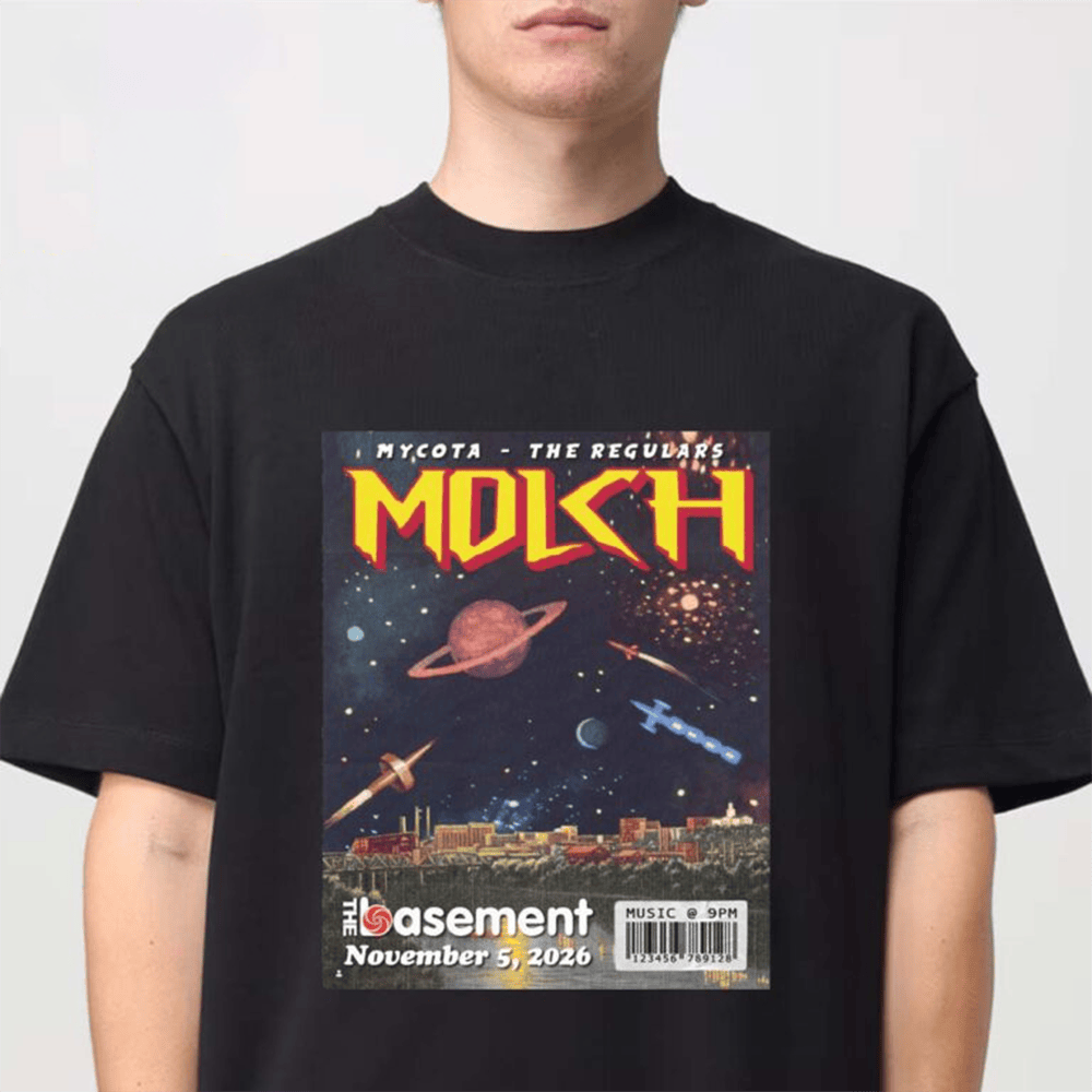 Molch Mycota Merch The Regulars The Basement November 5 2026 T-Shirt Best Rock Fans Gift 1 - Unicasport Molch Mycota Merch The Regulars The Basement November 5 2026 T-Shirt Best Rock Fans Gift