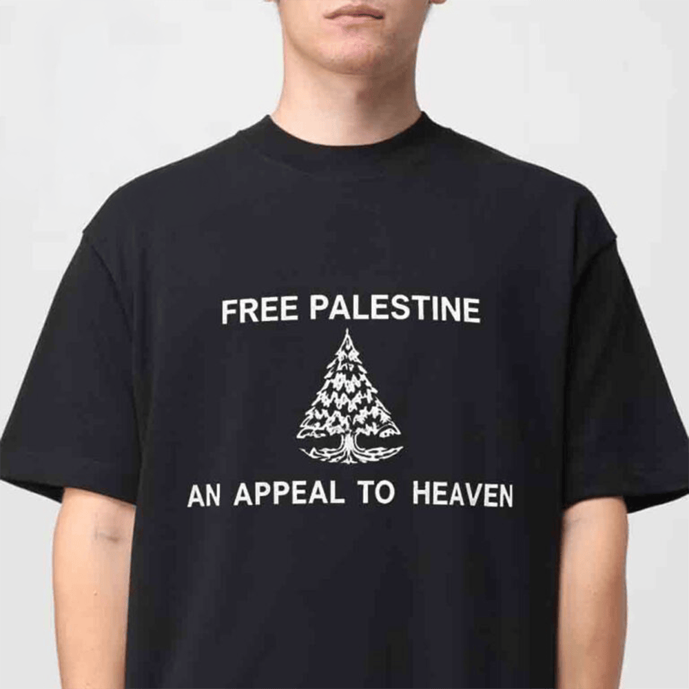 Zach Bruan Merch Free Palestine An Appeal To Heaven T-Shirt Fans Tee Gift 1 - Unicasport Zach Bruan Merch Free Palestine An Appeal To Heaven T-Shirt Fans Tee Gift