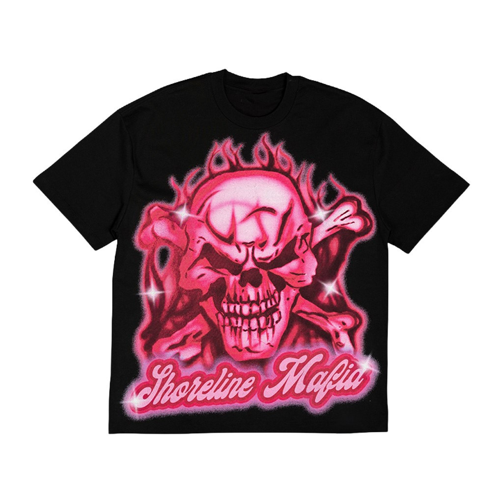 Shoreline Mafia Merch x Cap City Air Brush T-Shirt Gift For Hip Hop Lover 1 - Unicasport Shoreline Mafia Merch x Cap City Air Brush T-Shirt Gift For Hip Hop Lover