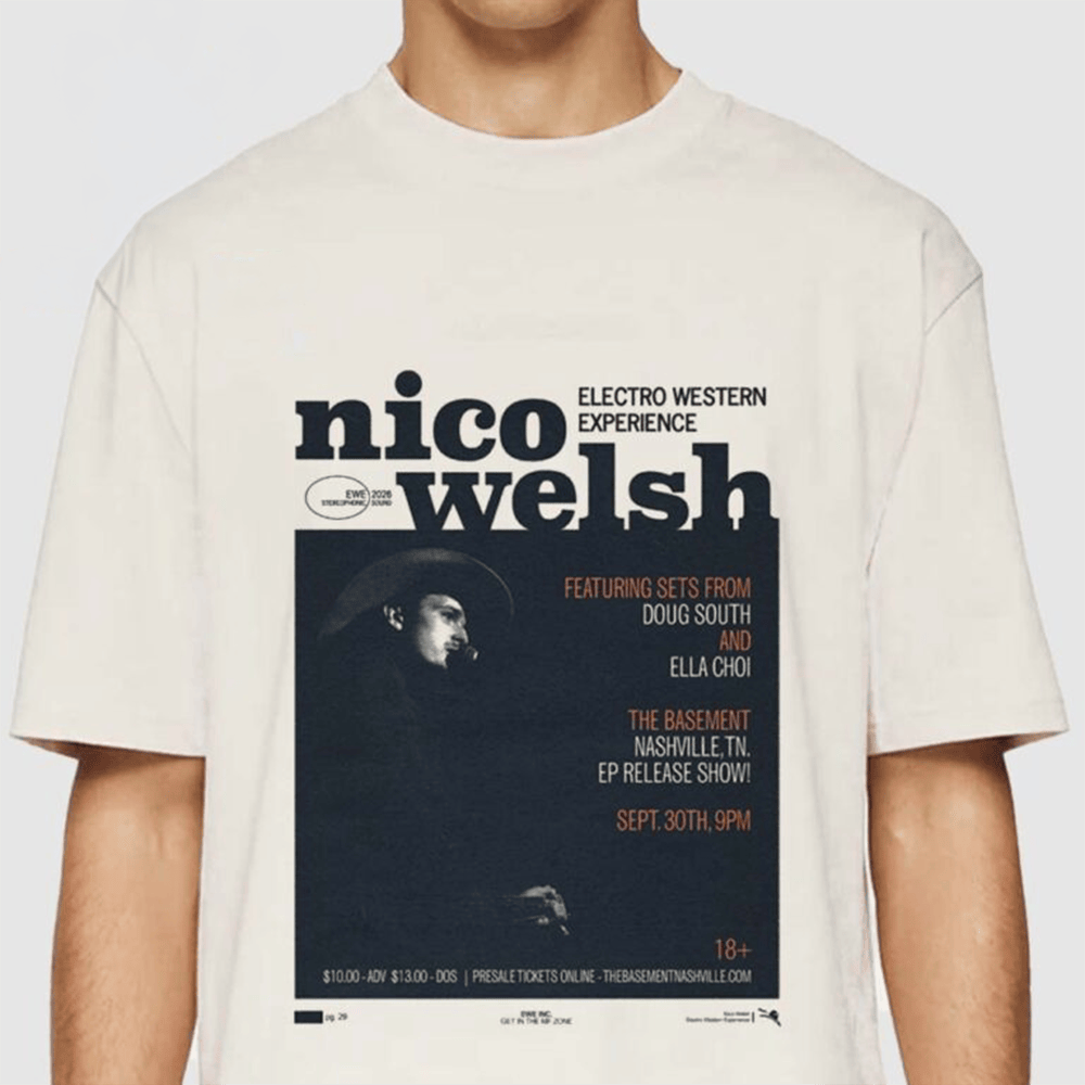 Nico Welsh Merch Electro Western Experience Sep 30th 2026 T-Shirt Gift For Brothers 1 - Unicasport Nico Welsh Merch Electro Western Experience Sep 30th 2026 T-Shirt Gift For Brothers