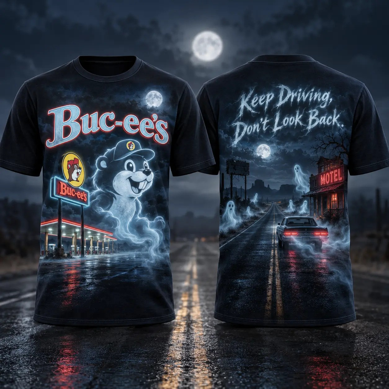 Buc-ees Merch Buc-ees Keep Driving Don't Look Back T-Shirt Gift For Friend