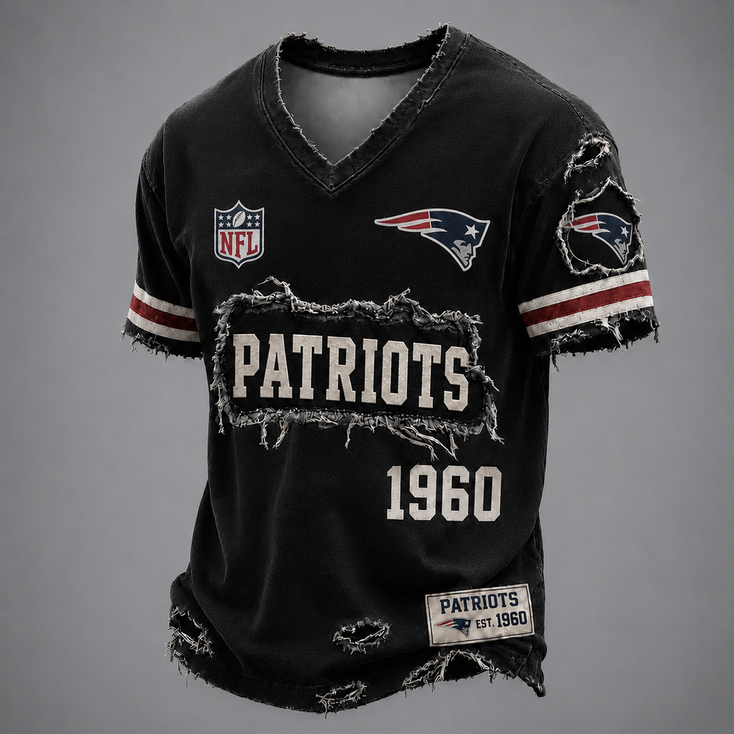 New England Patriots Football NFL Merch V-Neck T-Shirt Presents For Football Players 1 - Unicasport New England Patriots Football NFL Merch V-Neck T-Shirt Presents For Football Players