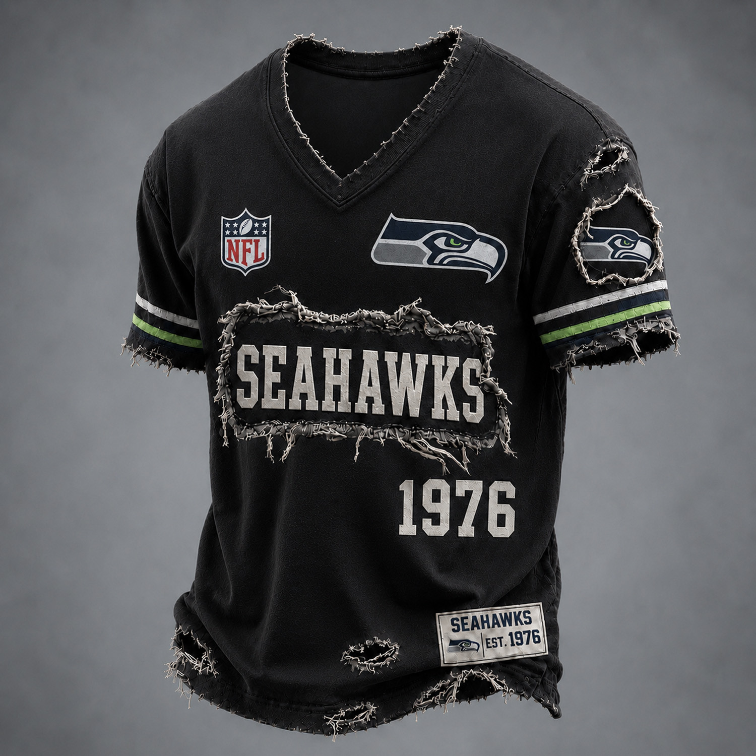 Seattle Seahawks Football NFL Merch V-Neck T-Shirt Cool Gifts For Football Players 1 - Unicasport Seattle Seahawks Football NFL Merch V-Neck T-Shirt Cool Gifts For Football Players