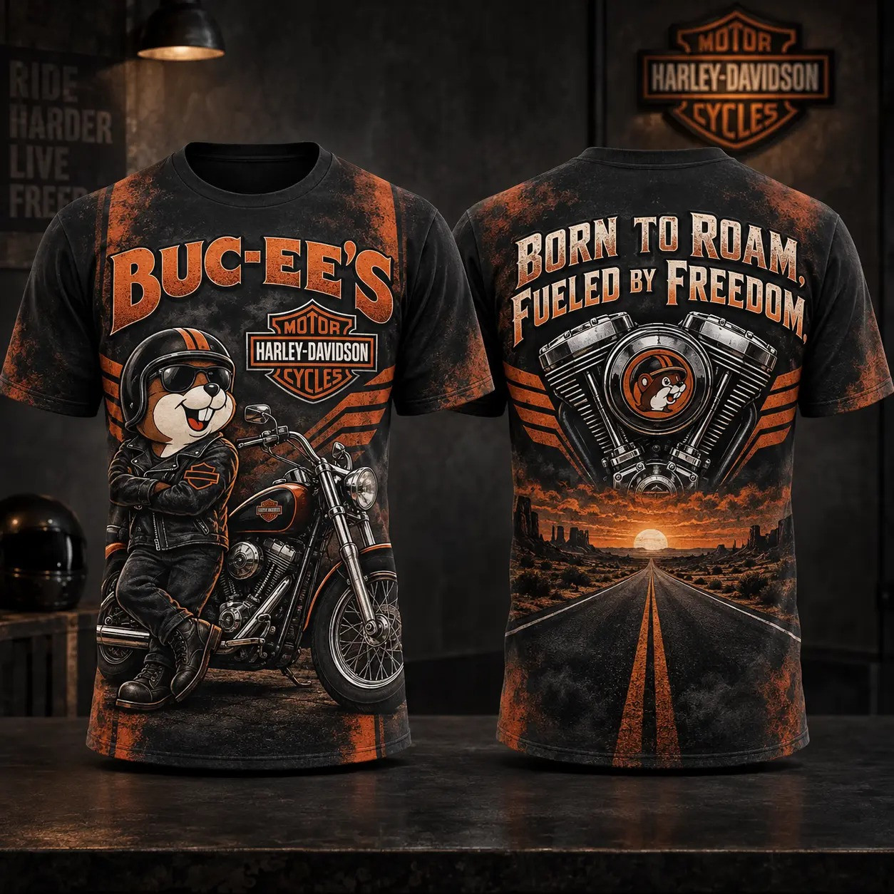 Buc-ees Merch Buc-ees Miles To Go Fueled By Bucees T-Shirt Motorcycle Lover Gift 1 - Unicasport Buc-ees Merch Buc-ees Miles To Go Fueled By Bucees T-Shirt Motorcycle Lover Gift