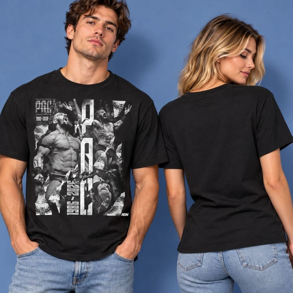 PAC 1986-2026 Tribute Shirt Benjamin Satterley Memorial Tee Wrestling Fans Gift 1 - Unicasport PAC 1986-2026 Tribute Shirt Benjamin Satterley Memorial Tee Wrestling Fans Gift