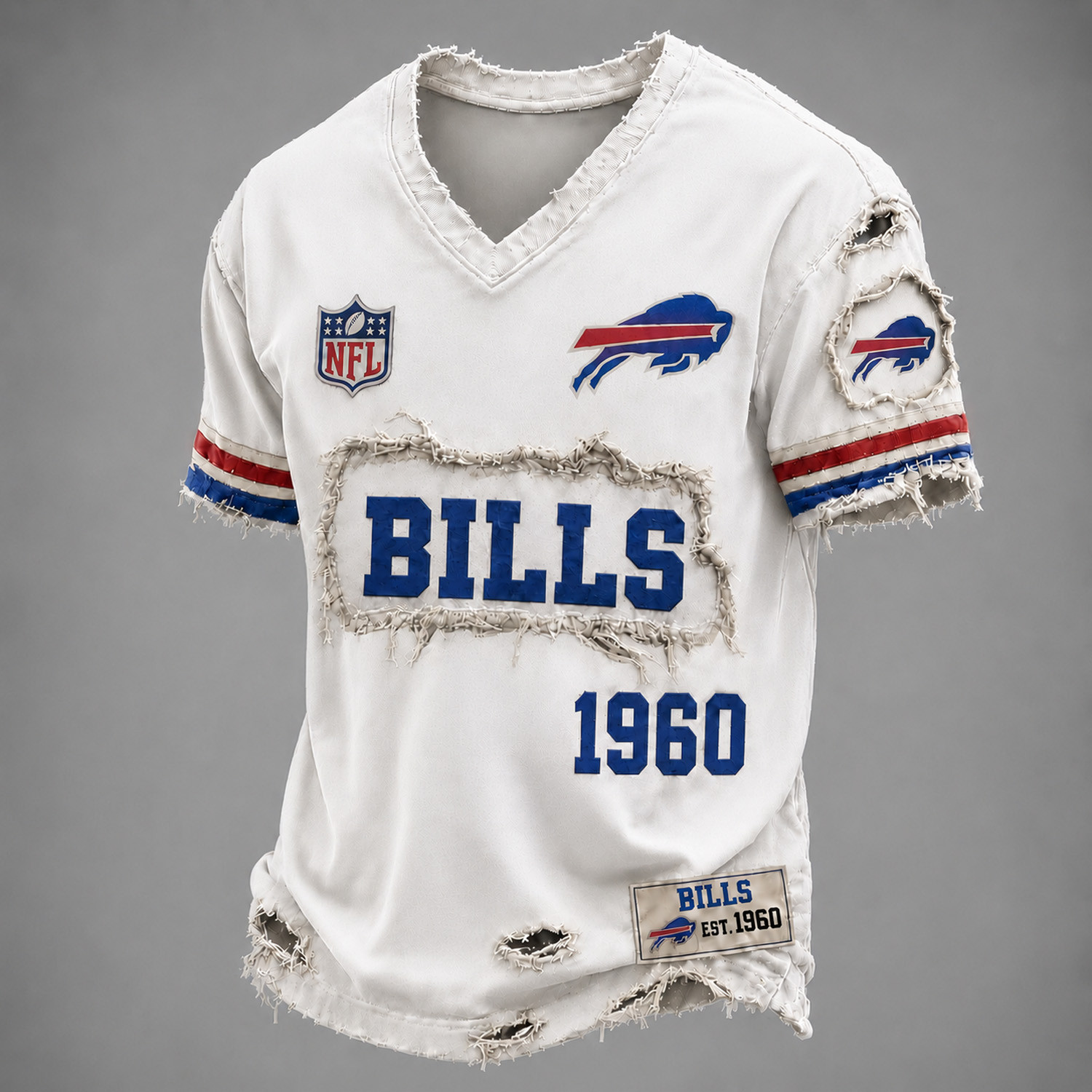 Buffalo Bills Football NFL Merch V-Neck T-Shirt Bills Pride Shirts Gift 1 - Unicasport Buffalo Bills Football NFL Merch V-Neck T-Shirt Bills Pride Shirts Gift