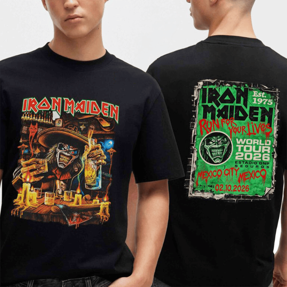 Iron Maiden Merch Estadio GNP Seguros 2026 Mexico City October 2nd T-Shirt Tee Gift Ideas 1 - Unicasport Iron Maiden Merch Estadio GNP Seguros 2026 Mexico City October 2nd T-Shirt Tee Gift Ideas