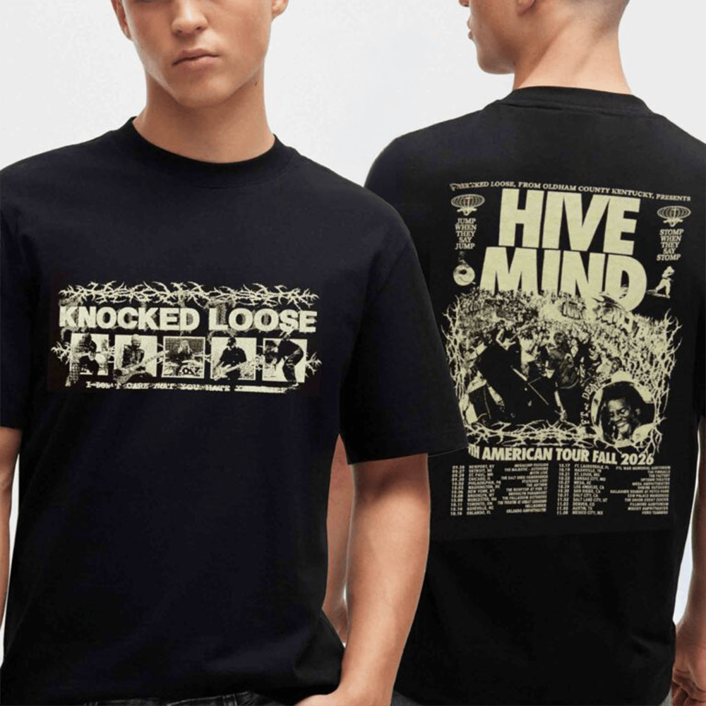 Knocked Loose Merch 2026 Fall Tour Dates North American T-Shirt Best Gift For Concert Fans 1 - Unicasport Knocked Loose Merch 2026 Fall Tour Dates North American T-Shirt Best Gift For Concert Fans