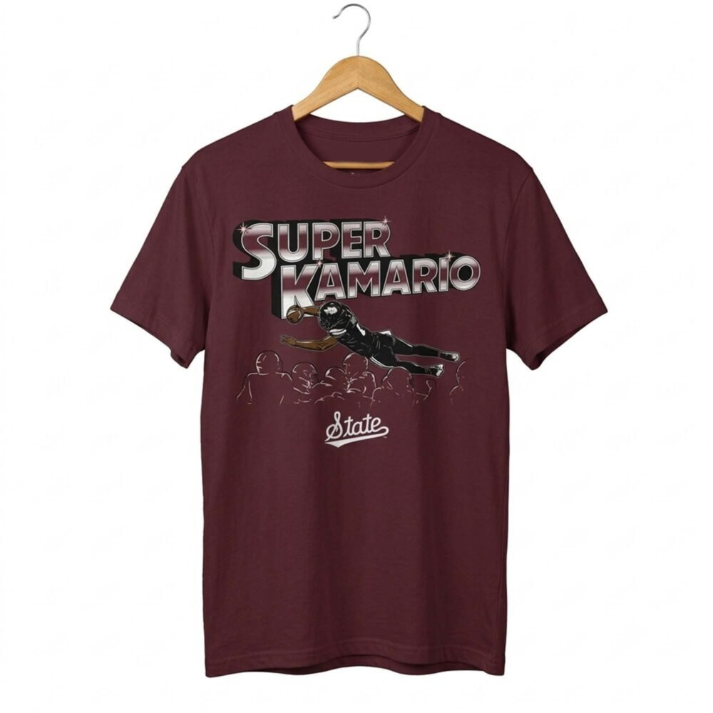 Kamario Taylor Merch T-Shirt Super Kamario Mississippi State Dive Shirt Tee Gift Ideas 1 - Unicasport Kamario Taylor Merch T-Shirt Super Kamario Mississippi State Dive Shirt Tee Gift Ideas