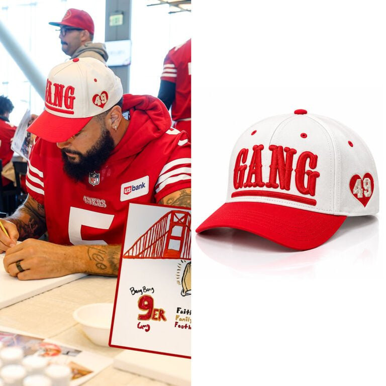 Mike Evans Merch Hat Gang 49ers 2026 Baseball Cap Football Fans Gear Gift Ideas
