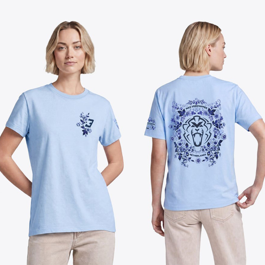Max Verstappen Merch Unleash The Lion Delft Blue T-Shirt Great F1 Fans Gear Ideas 1 - Unicasport Max Verstappen Merch Unleash The Lion Delft Blue T-Shirt Great F1 Fans Gear Ideas