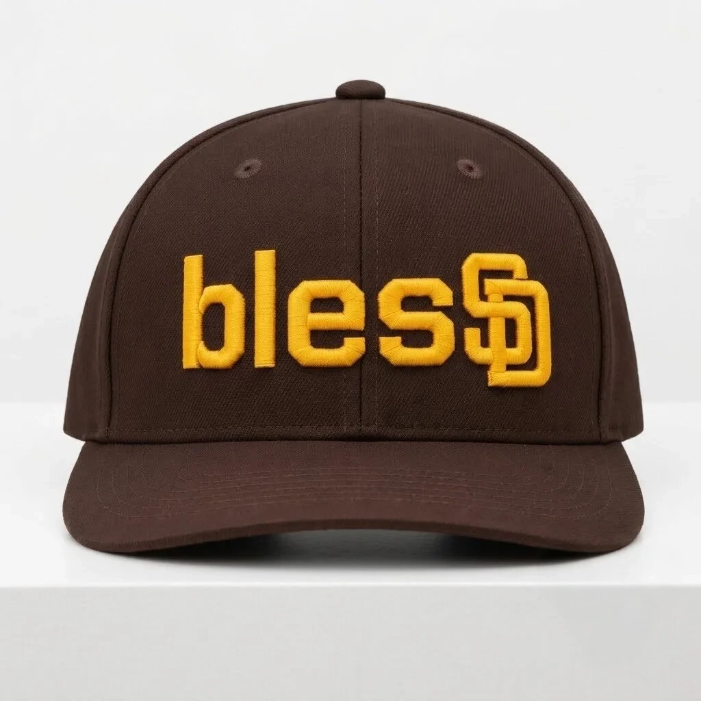 San Diego Padres Blessd Hat San Diego Padres Baseball Cap Presents For Fans