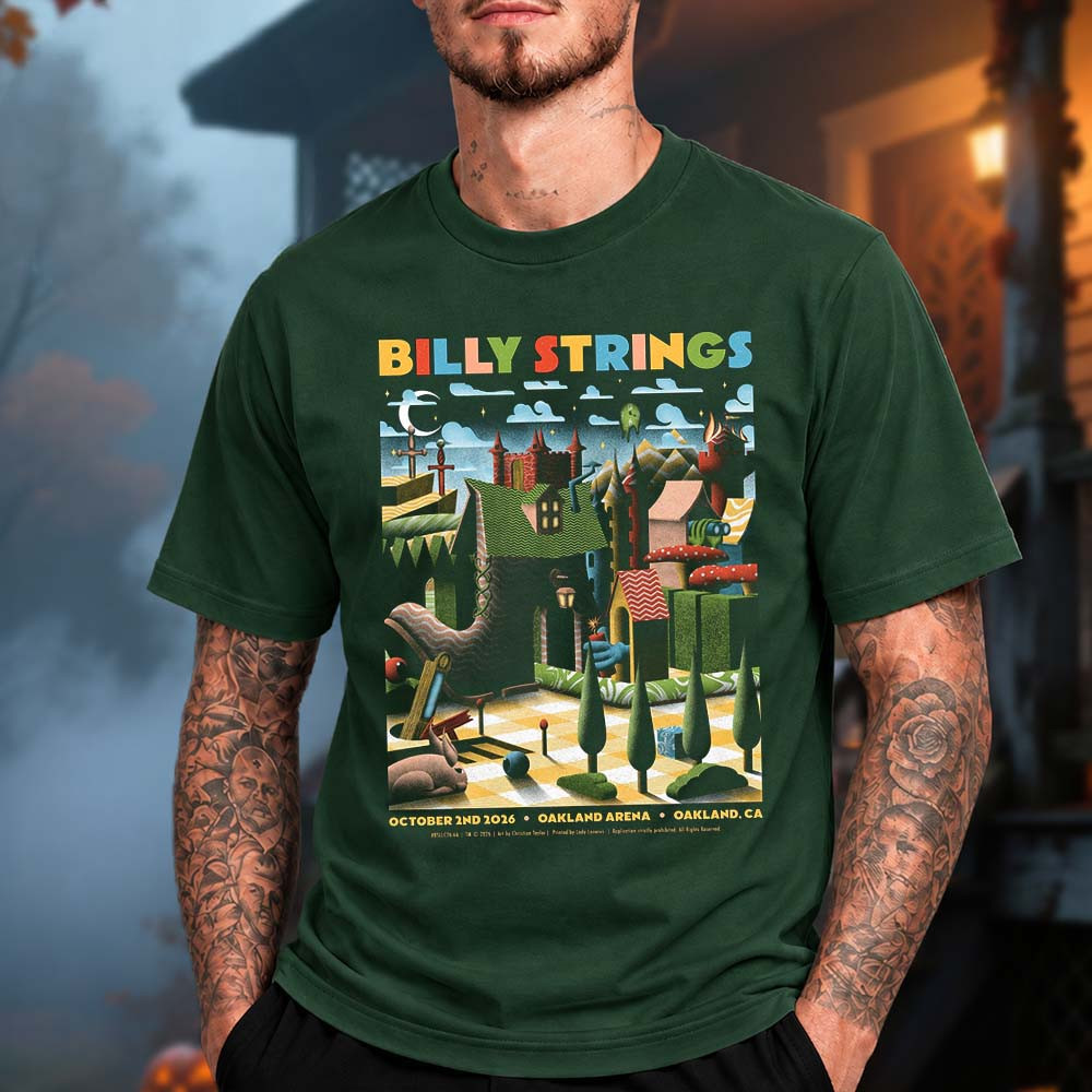 Billy Strings Oakland CA Event Poster Shirt Billy Strings Clothes Music Lover Presents