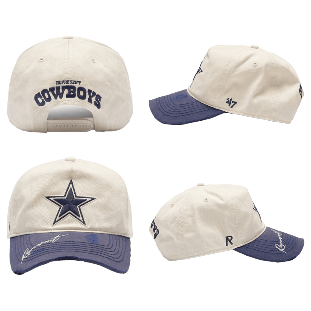 Represent X Cowboys Football Merch Hat Dallas Football Supporter Cap Gift For Friend