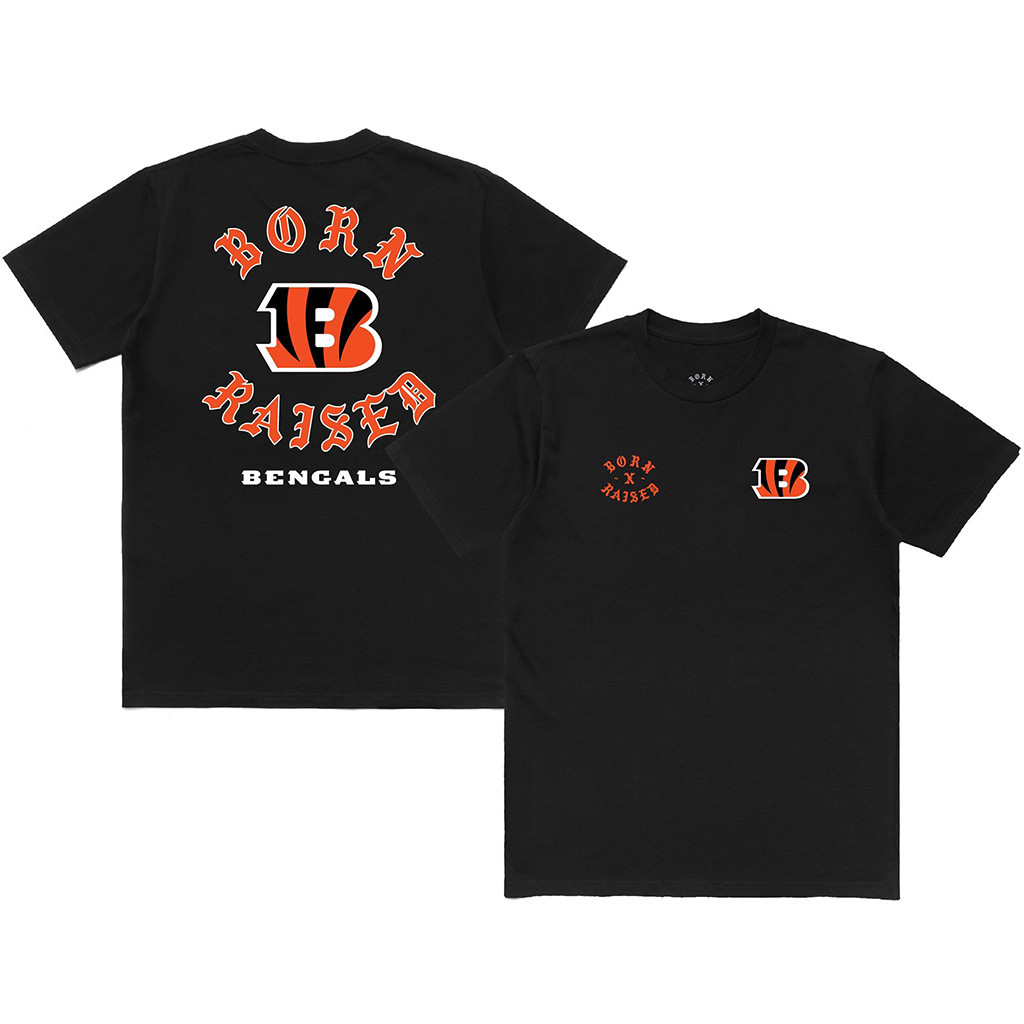 Cincinnati Bengals Born X Raised NFL Merch Cincinnati Bengals Born X Raised Black T-Shirt Gifts 1 - Unicasport Cincinnati Bengals Born X Raised NFL Merch Cincinnati Bengals Born X Raised Black T-Shirt Gifts