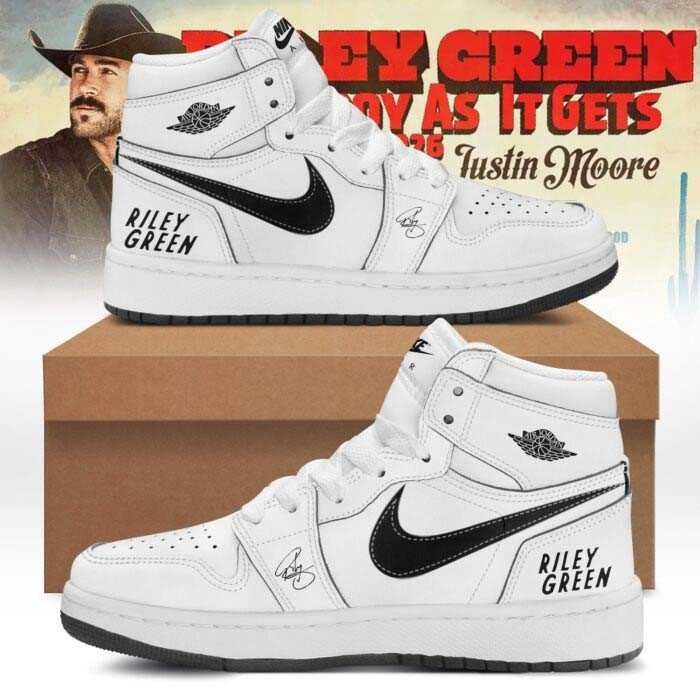 Riley Green’s Merch Cowboy As It Gets Tour 2026 Sneakers Gift For Country Music Fan 1 - Unicasport Riley Green’s Merch Cowboy As It Gets Tour 2026 Sneakers Gift For Country Music Fan