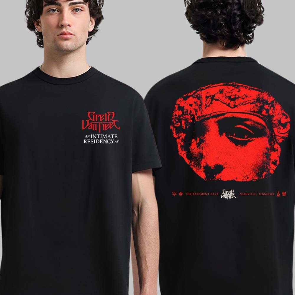 Greta Van Fleet Merch An Intimate Residency At The Basement East 2026 T-Shirt Rock Fans Gear 1 - Unicasport Greta Van Fleet Merch An Intimate Residency At The Basement East 2026 T-Shirt Rock Fans Gear