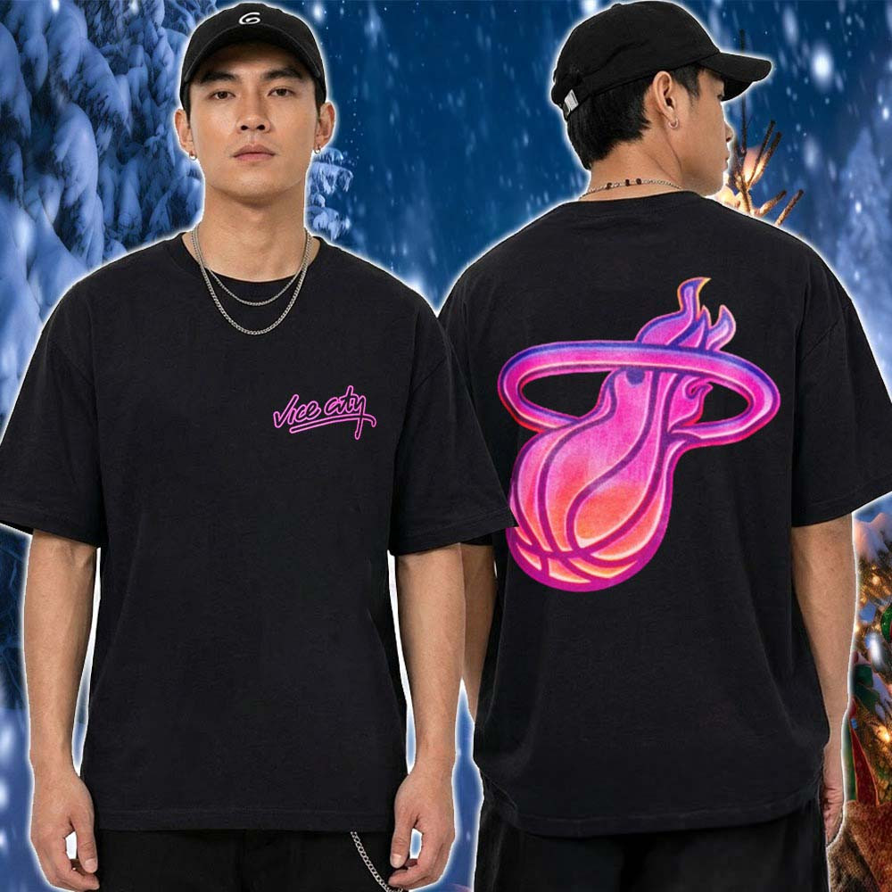 Miami Heat x Duvin Leisure Merch GTA VI Vice City Logo Collab T-Shirt Gift For GTA6 Lover 1 - Unicasport Miami Heat x Duvin Leisure Merch GTA VI Vice City Logo Collab T-Shirt Gift For GTA6 Lover