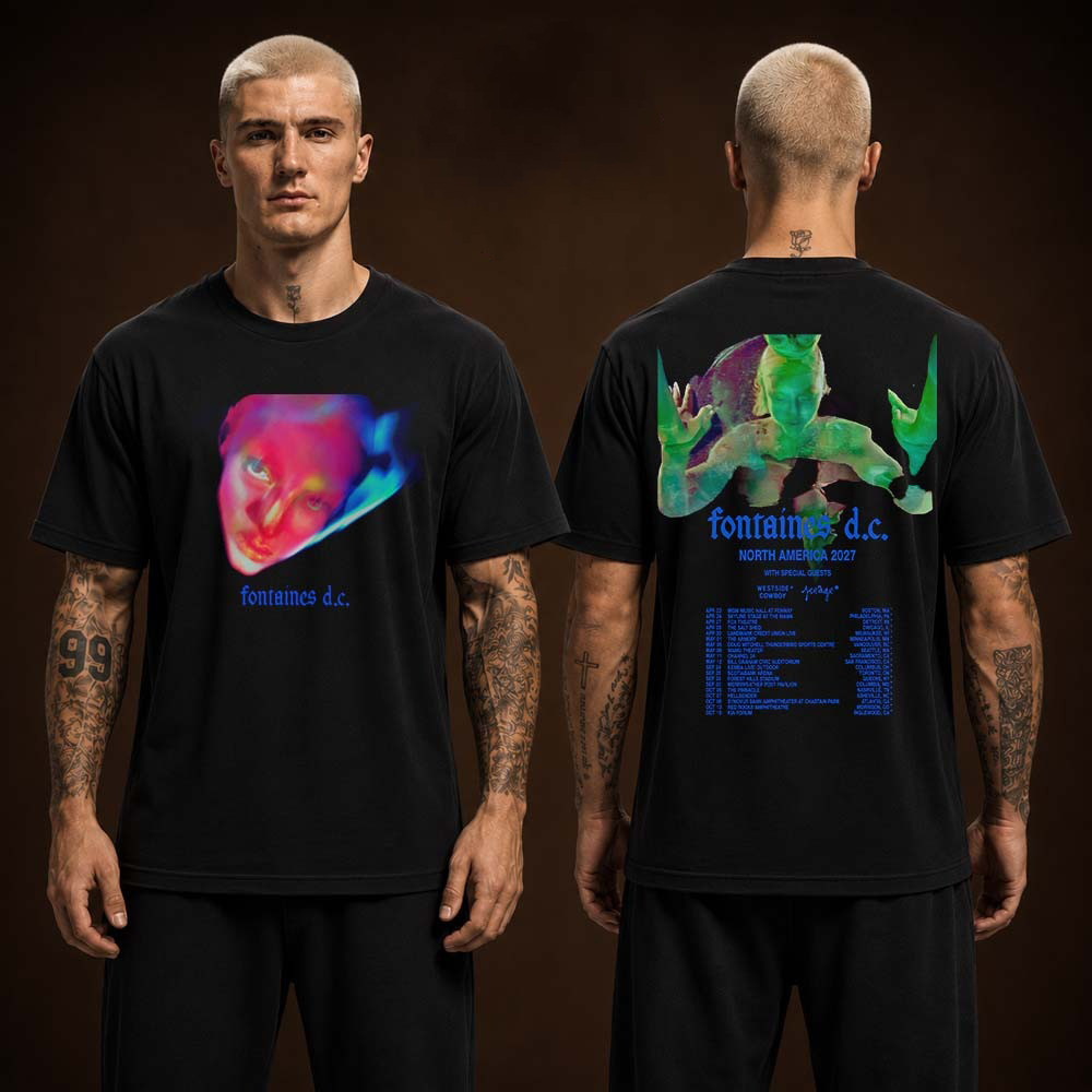 Fontaines DC Merch North America Tour 2027 T-Shirt Gift For Fan 1 - Unicasport Fontaines DC Merch North America Tour 2027 T-Shirt Gift For Fan
